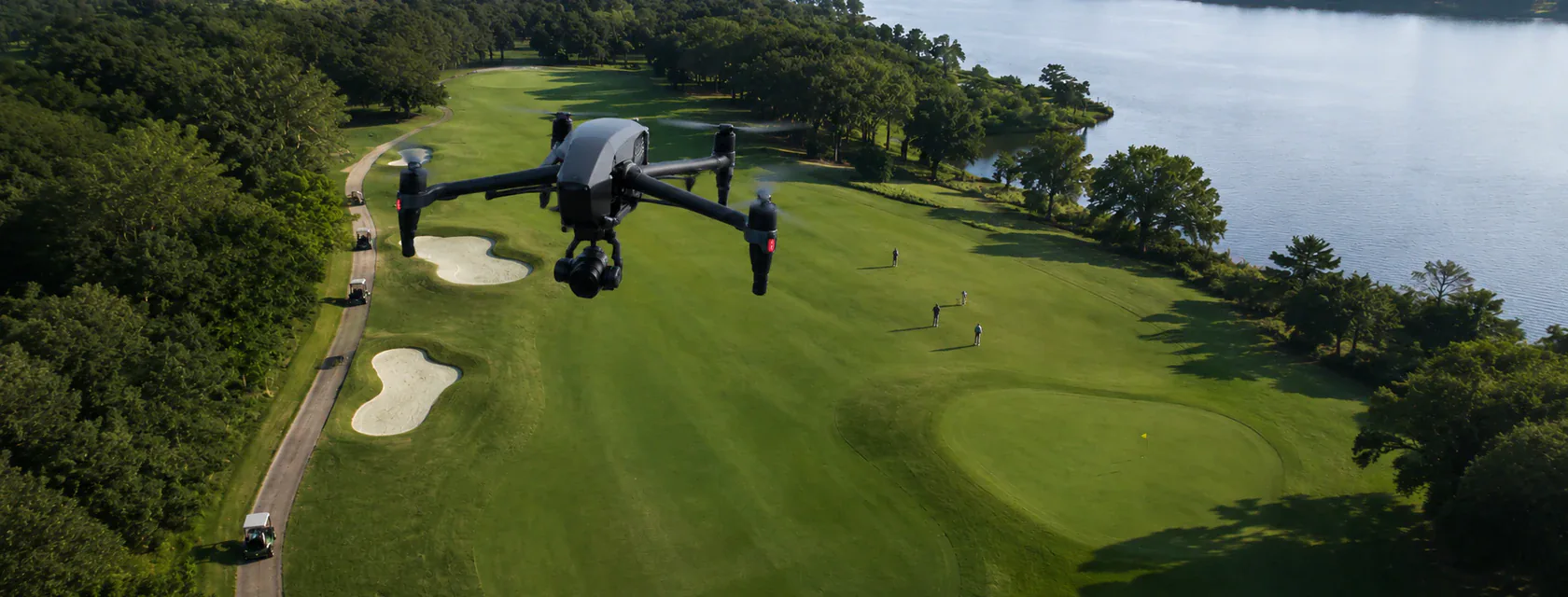 Golf course operations automated with drones