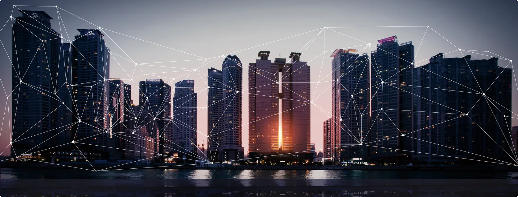 Residential and commercial spaces connected through data