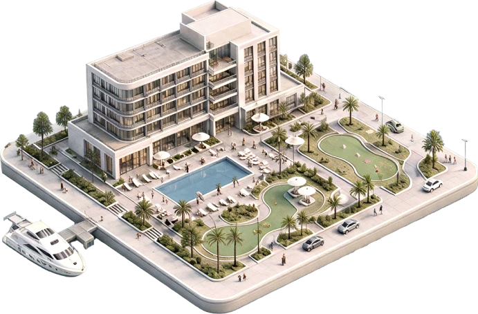 Integrated automation solution for mixed-use spaces