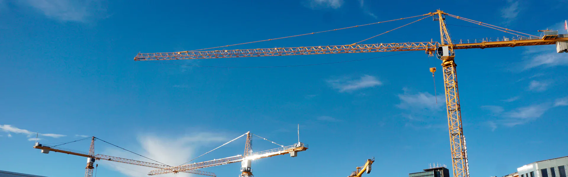 Tower crane and safety monitoring at a construction site