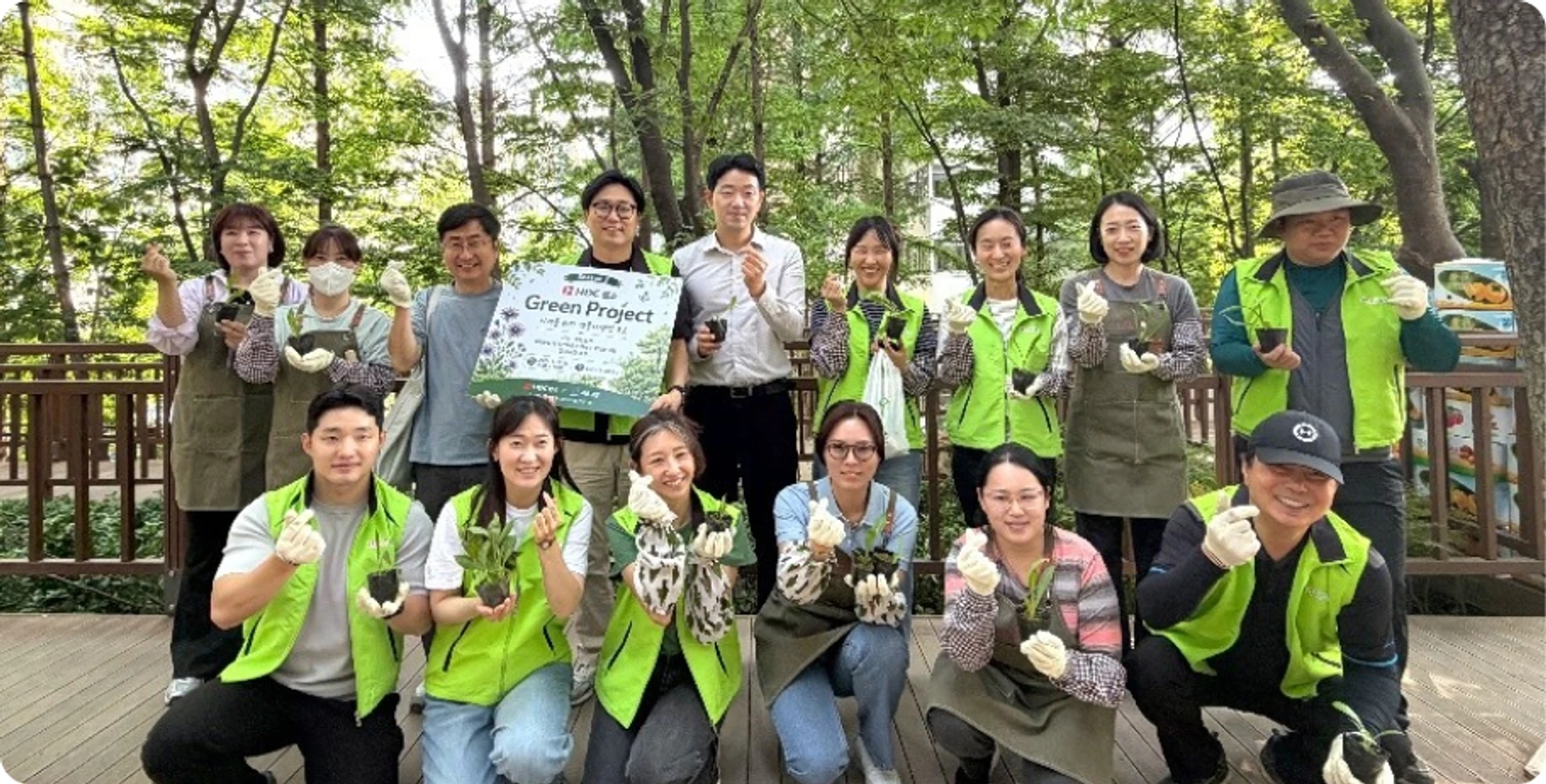 2026 planting activities on the Seocho Green Forest Trail