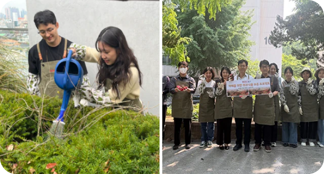 HDC LABS Green Project planting activities